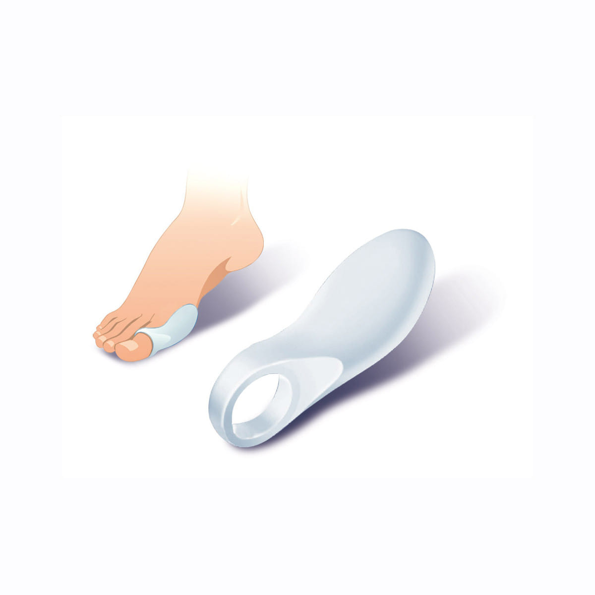 PODOGEL PROTETTORE ALLUCE VALGO MISURA LARGE/EXTRA LARGE