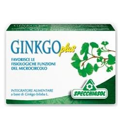 Integratore Ginkgo PLUS per il microcircolo, 30 capsule