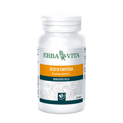 Integratore Enotera Erba Vita per pelle e ciclo, 45 perle