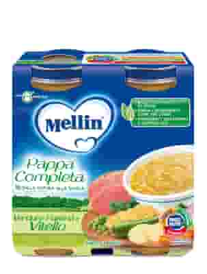 Mellin Pappa Completa Vitello per svezzamento, 2x250g