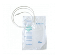 SACCA DI DRENAGGIO LETTO PER INCONTINENZA 2000ML IN PVC CON TUBO DI RACCORDO 130CM DIAMETRO 5X7MM MONOUSO 30 PEZZI