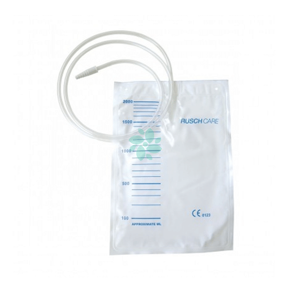 Sacca Di Drenaggio Letto Per Incontinenza 2000 Ml In Pvc Con Tubo Di Raccordo 130 Cm Diametro 5 X7 Mm Monouso 30 Pezzi