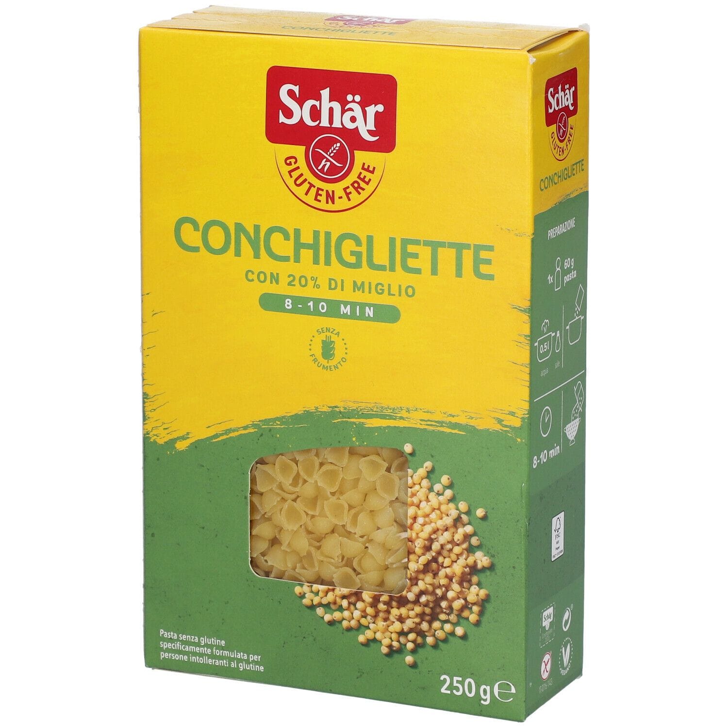 Pasta senza glutine Schär Conchigliette, 250g