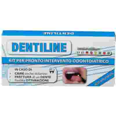 Kit dentale Dentiline Ghimas per emergenze, pasta 2g + liquido 1g