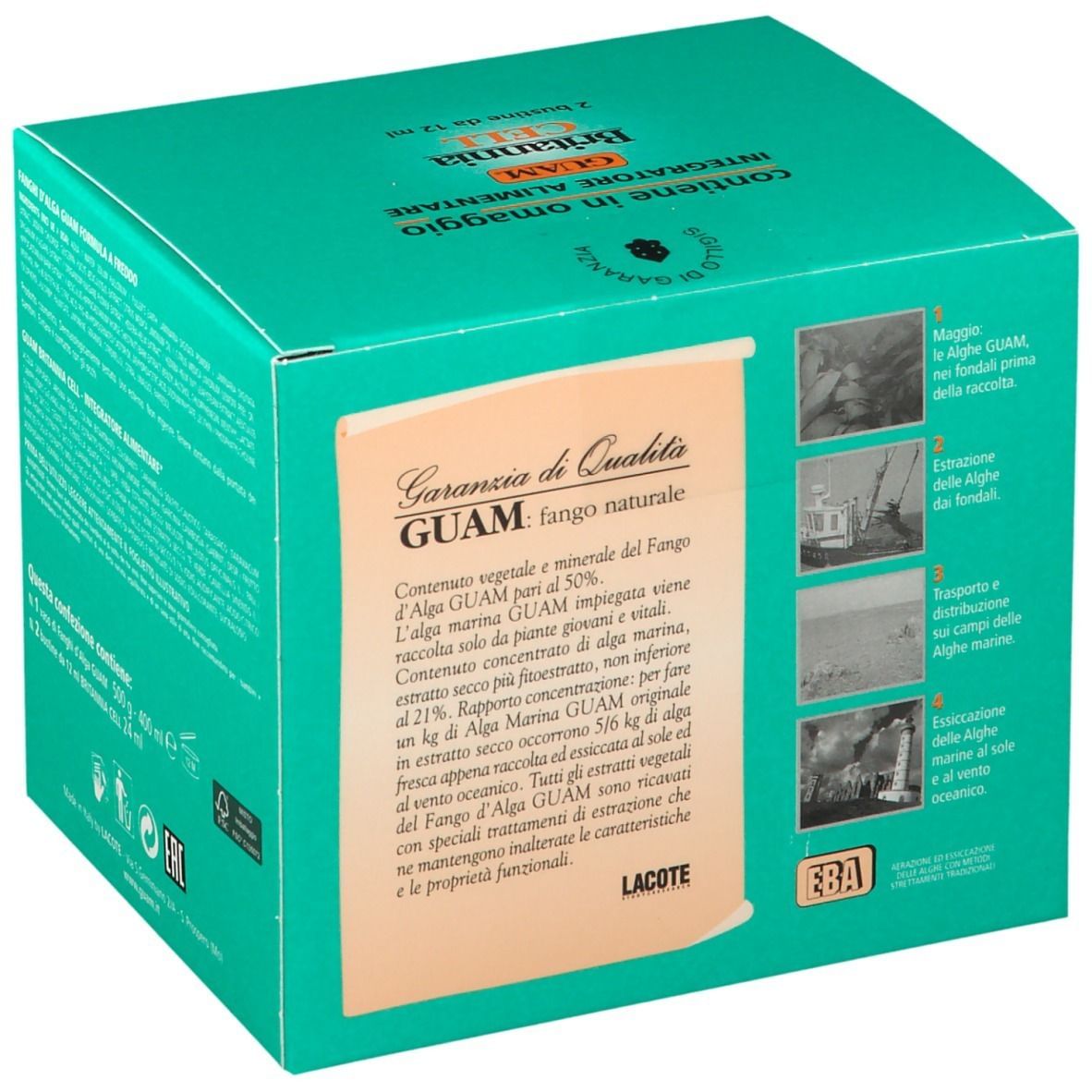 GUAM FANGHI D'ALGA FORMULA A FREDDO 500 G