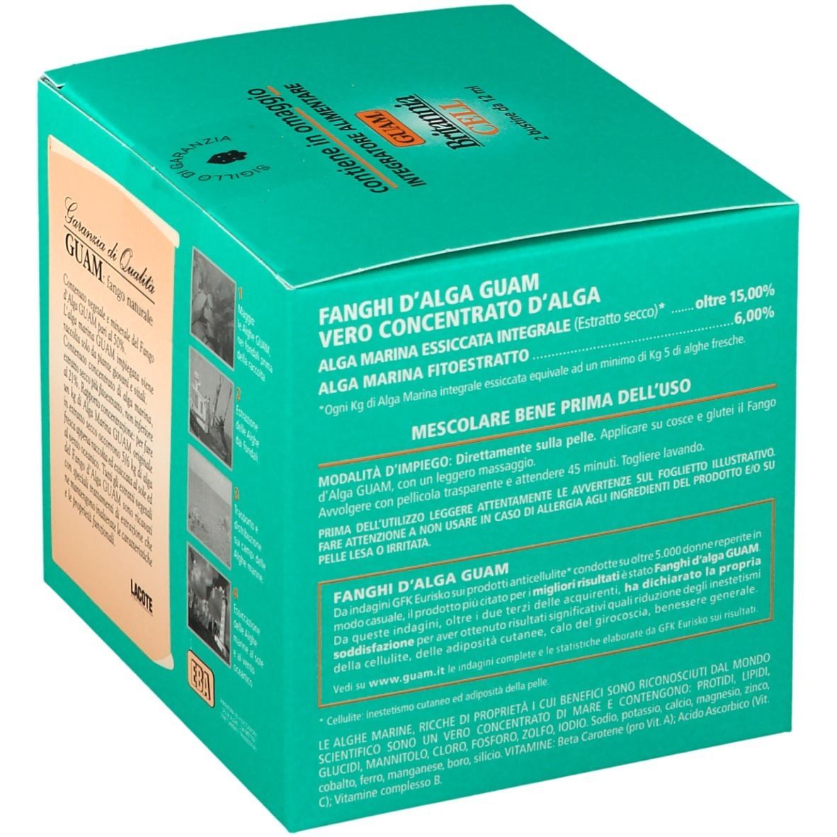 GUAM FANGHI D'ALGA FORMULA A FREDDO 500 G