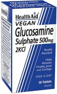 Integratore Glucosamina 500mg con Vitamina C e Calcio, 30 cpr