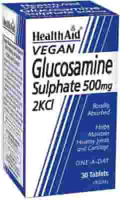 Integratore Glucosamina 500mg con Vitamina C e Calcio, 30 cpr