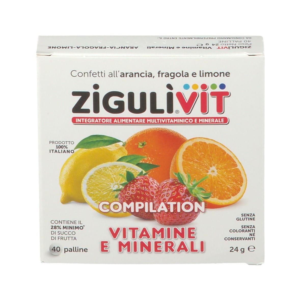 Integratore Ziguli Vit Compilation vitamine e minerali, 40 confetti