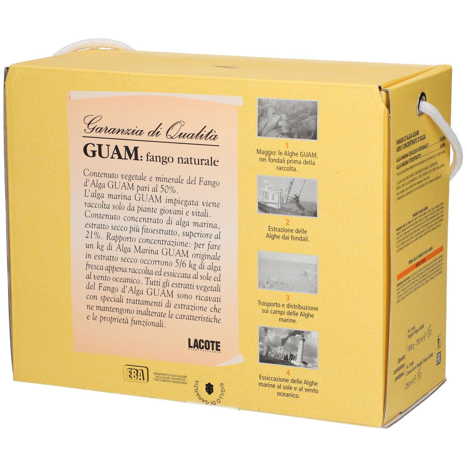 Kit Anticellulite Guam Fanghi d'Alga 2x1kg e Crema Gel 2x250ml