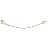CATETERE FOLEY IN SILICONE TRASPARENTE A 2 VIE CON SCANALATURE LONGITUDINALI CON PALLONCINO 5-10ML DIAMETRO CH14 4,66MM LUNGHEZZA 40CM SAFETY COMFORT