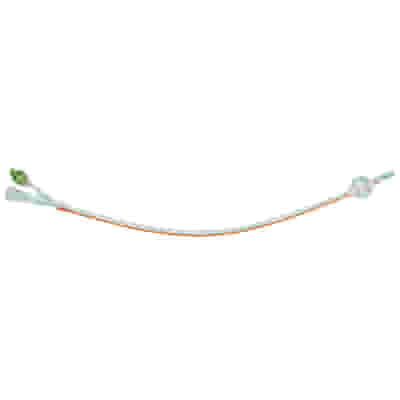 Catetere Foley in silicone trasparente 2 vie CH14