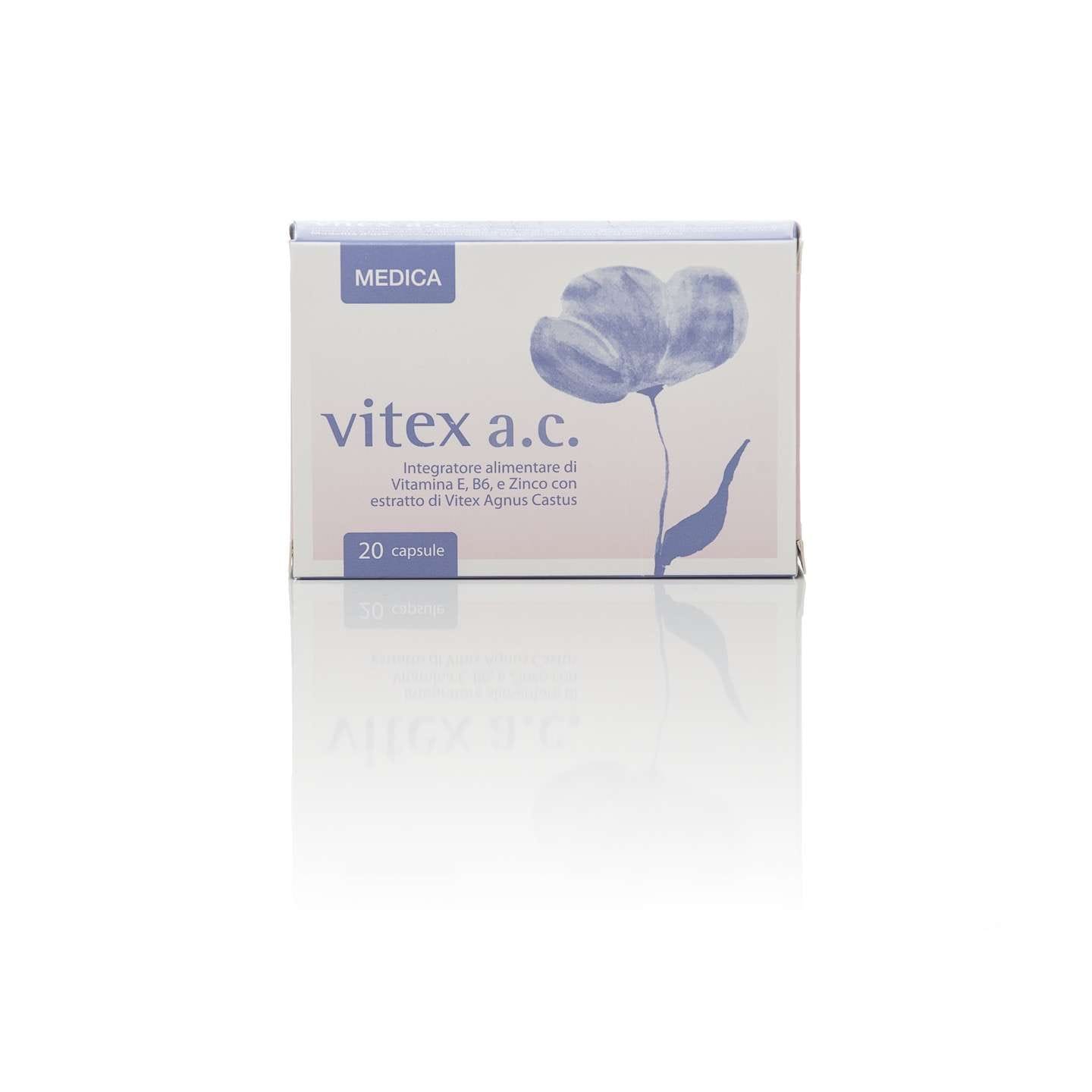 Integratore Vitex AC per il benessere femminile, 20 capsule