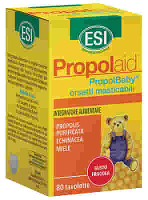 ESI PROPOLAID PROPOLBABY ORSETTI 80 COMPRESSE MASTICABILI