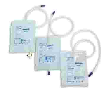 SACCA DI DRENAGGIO DA LETTO PER INCONTINENZA SECURDRAIN-VIA' NON STERILE SFUSA SENZA SCARICO CAPACITA' 2000 ML LUNGHEZZA TUBO 130 CM