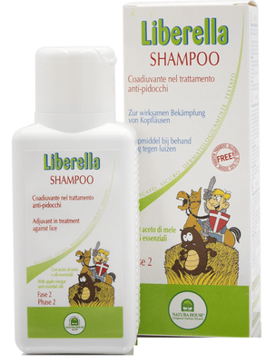 Shampoo Antipidocchi Liberella senza SLS, 250ml