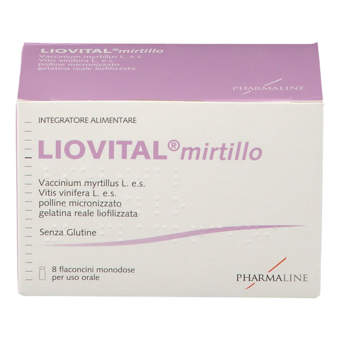 LIOVITAL MIRTILLO 8 FLACONCINI 10 ML