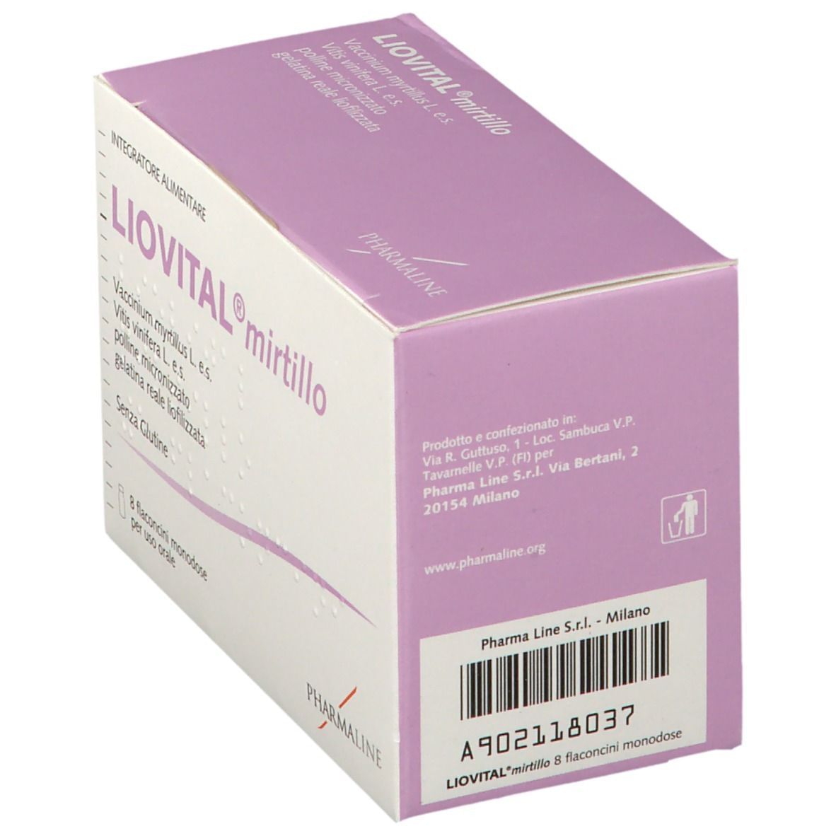 LIOVITAL MIRTILLO 8 FLACONCINI 10 ML