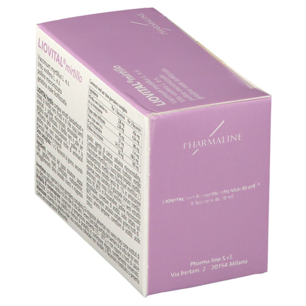 LIOVITAL MIRTILLO 8 FLACONCINI 10 ML