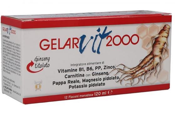 Gelarvit 2000 12 Flaconi Monodose 10 Ml