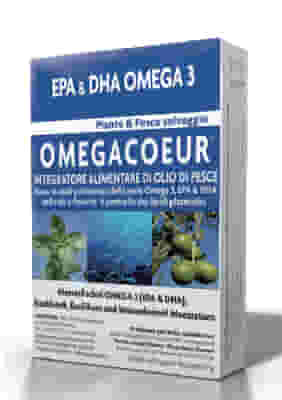 Integratore Omegacoeur Holistica Omega 3-6-9, 60 capsule