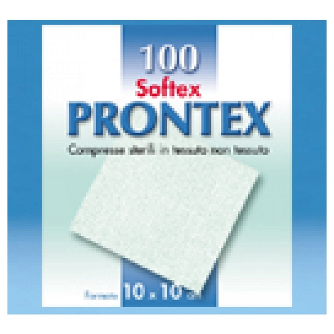 Garza In Tessuto Non Tessuto Prontex Soft 10 X10 Cm 100 Pezzi