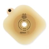 PLACCA PER COLO/ILEO E UROSTOMIA AUTOPORTANTE FLANGIA SEMOVENTE A SPESSORE RIDOTTO NOVA 2 RITAGLIABILE 55MM 5 PEZZI