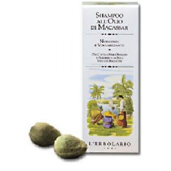 Shampoo Erbolario Olio Macassar per capelli sottili, 150ml
