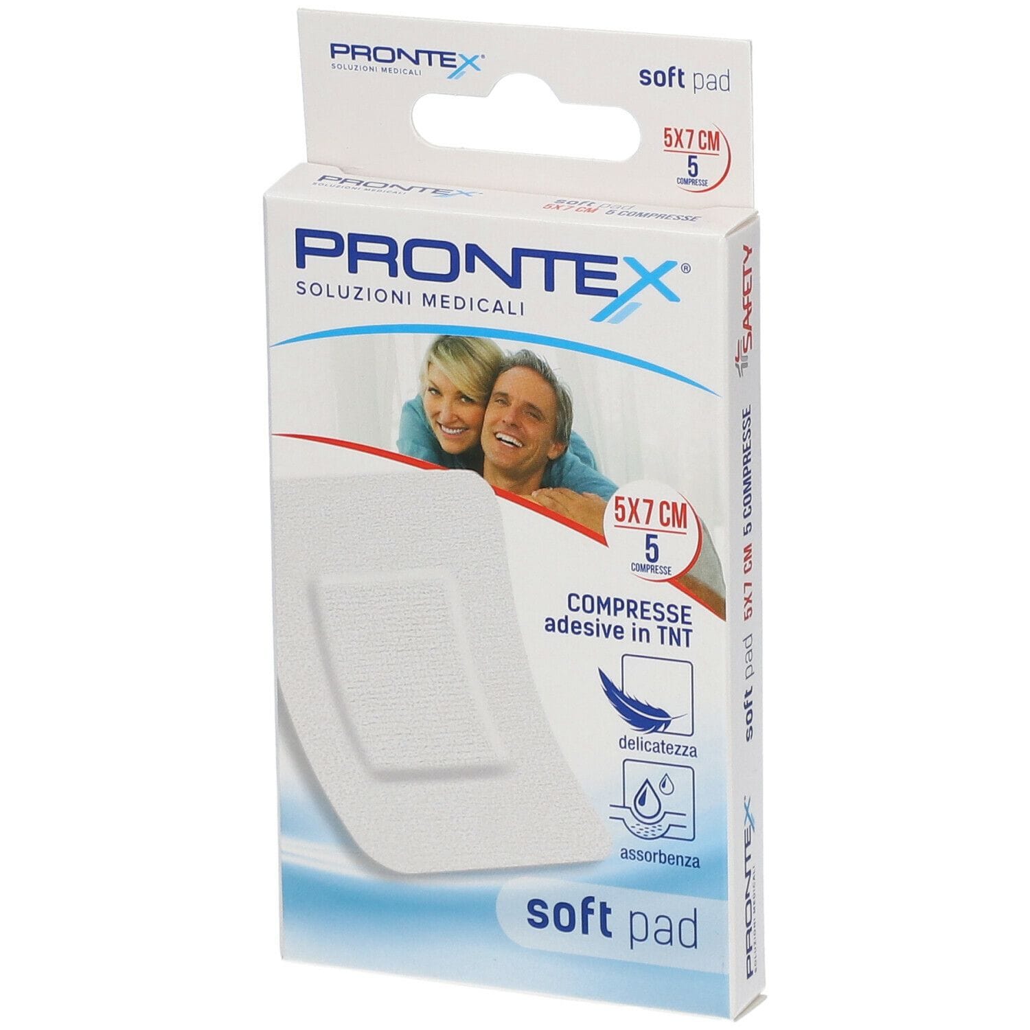 Compresse Adesive Prontex Soft Pad Ipoallergeniche 5x7 cm