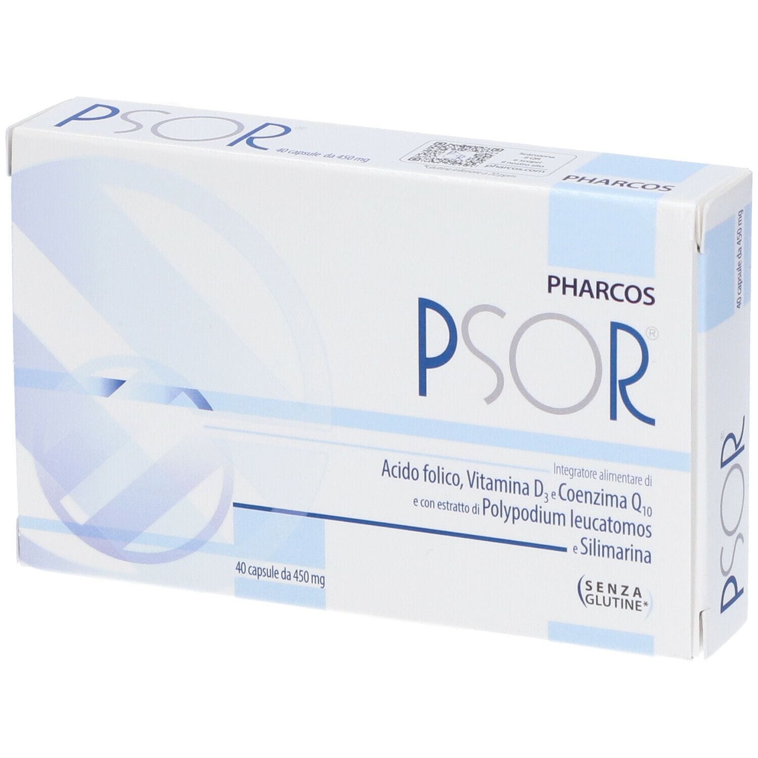 Integratore Pharcos Psor per la pelle, 40 capsule