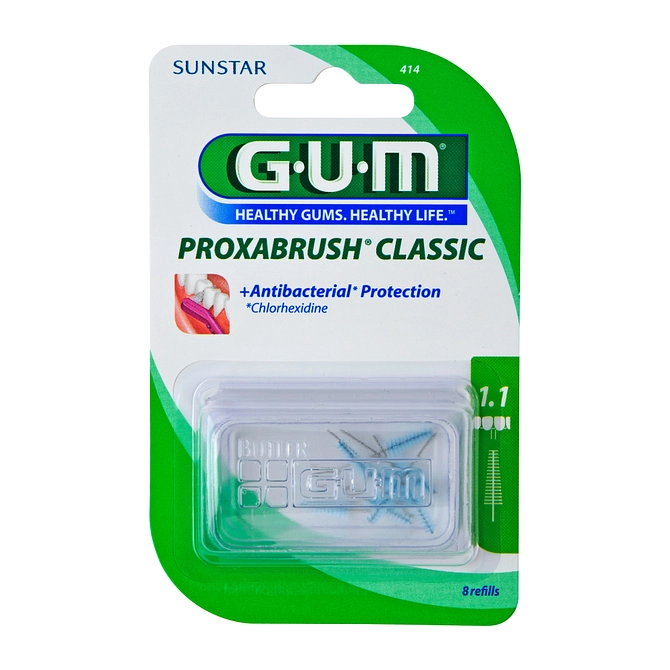 Gum Proxabrush Classic 414 Scovolino Interdentale 8 Pezzi