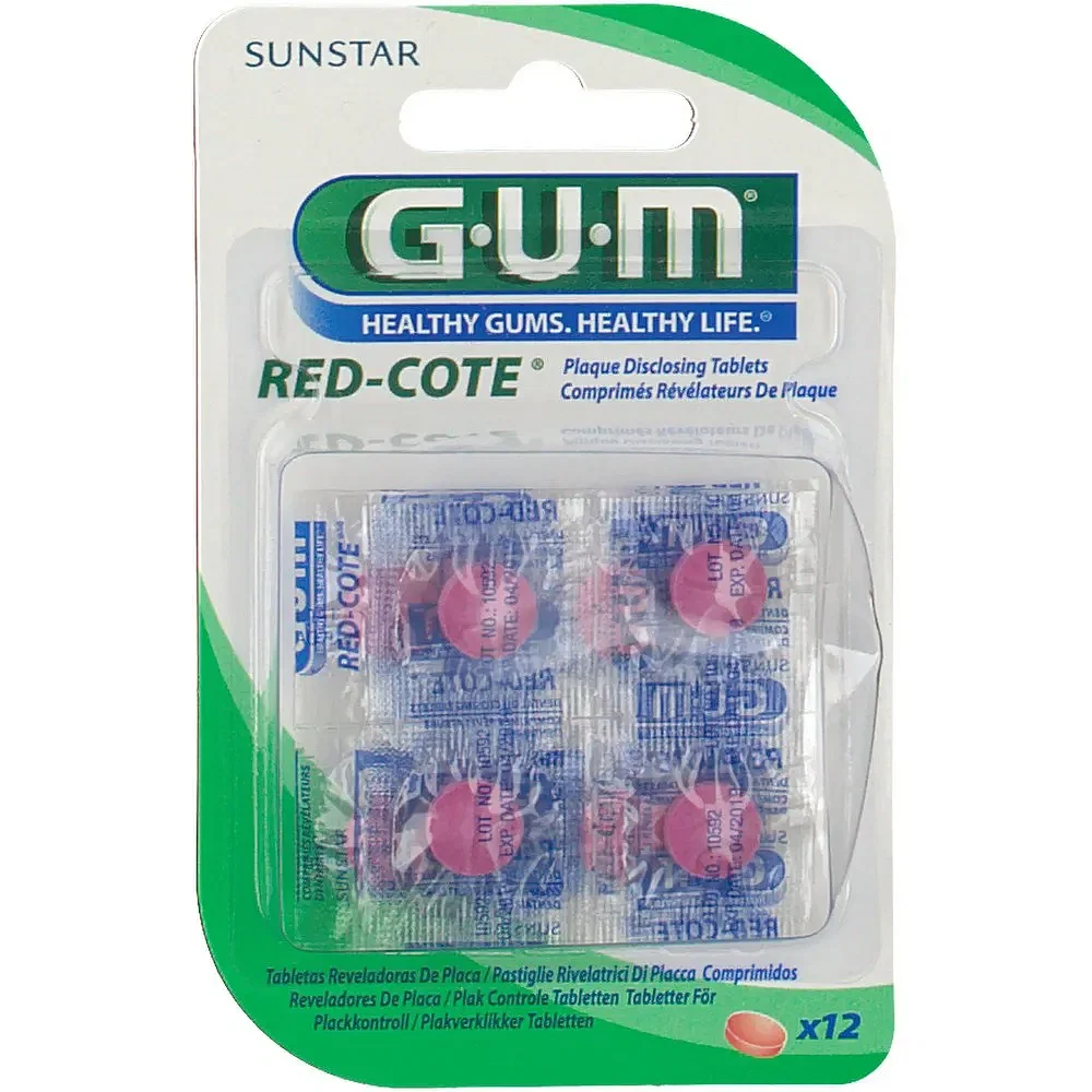 Gum Red Cote Riv Placca 12 Pastiglie