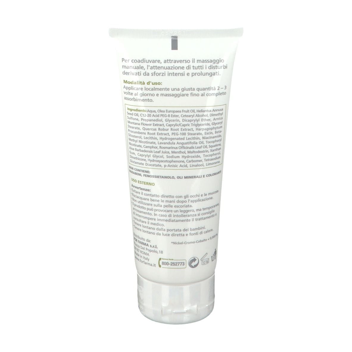 Crema Fitomuscle con Arnica e Artiglio del Diavolo 100ml