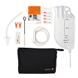 SET DI IRRIGAZIONE COMPLETO PER SACCHE DI SCARICO CON ANELLO AL SILICONE E CINTURA 1 PEZZO CODICE ARTICOLO 90020