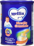 Biscotto granulato Mellin per neonati 4-36 mesi, 400g