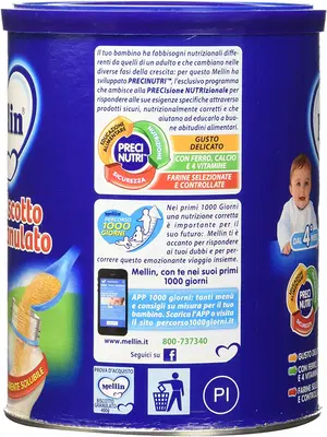 MELLIN BISCOTTO GRANULATO 400 G NUOVO FORMATO MELLIN BISCOTTO GRANULATO 400 G NUOVO FORMATO