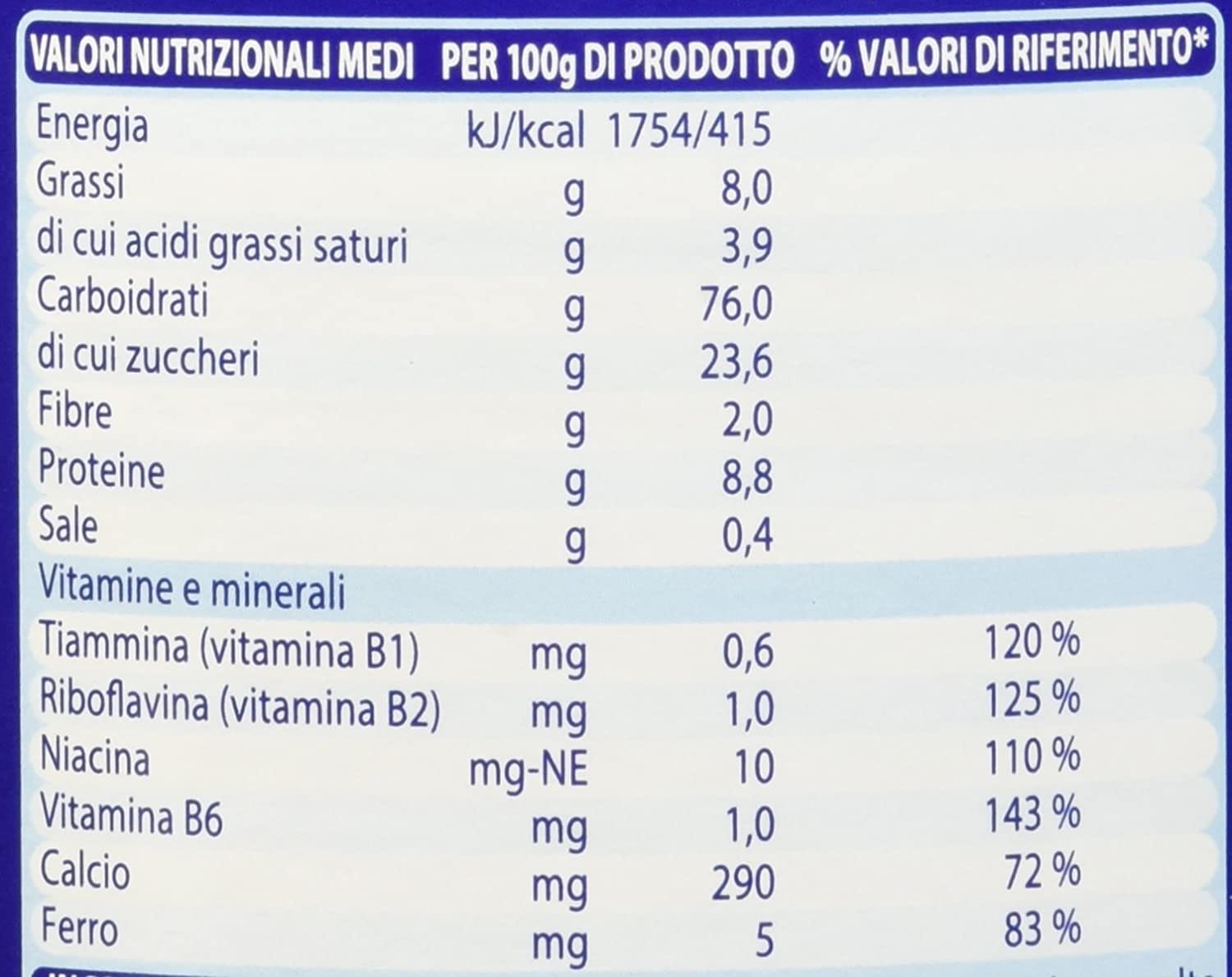 Biscotto granulato Mellin per neonati 4-36 mesi, 400g