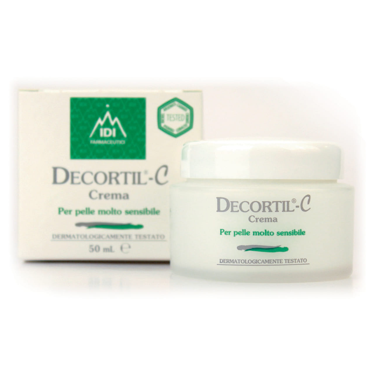 Crema Decortil C idratante e lenitiva per la pelle, 50ml