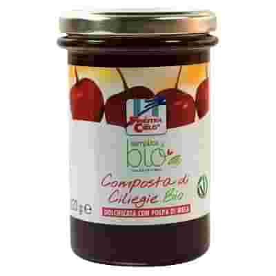 COMPOSTA DI CILIEGIE CON POLPA DI MELA BIO 320 G
