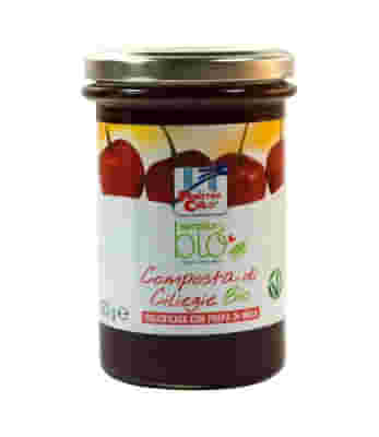 COMPOSTA DI CILIEGIE CON POLPA DI MELA BIO 320 G