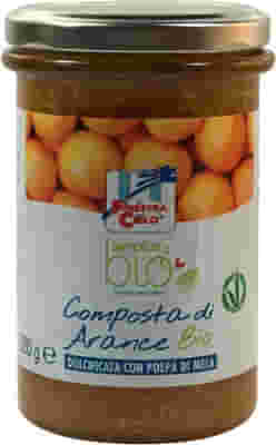 COMPOSTA DI ARANCE CON POLPA DI MELA BIO 320 G