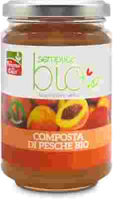 COMPOSTA DI PESCHE BIO CON POLPA DI MELA 320 G