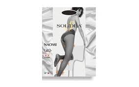 Collant Solidea Naomi 140 den nero, compressione 18/21 mmHg
