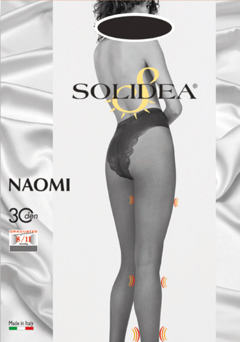 Collant Solidea Naomi 30 den compressione graduata, bronze taglia 3