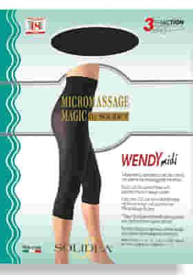 WENDY MIDI TUTORE POST-LIPOSUZIONE NERO 4XL