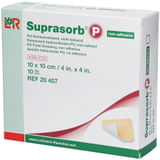 MEDICAZIONE STERILE IN SCHIUMA IN POLIURETANO NON ADESIVA SUPRASORB P ASSORBENTE 10X10 CM 10 PEZZI