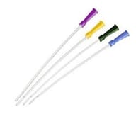 SONDA RETTALE MONOUSO IN NELATON CH28 COLORE VERDE. LUNGHEZZA 40CM
