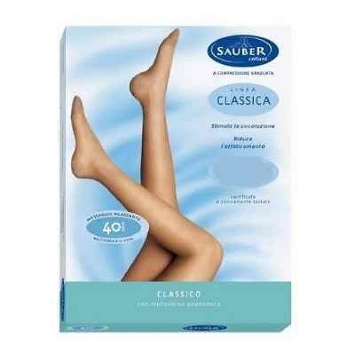 SAUBER COLLANT 40 DENARI MAGLIA LISCIA NEUTRO BEIGE 5 LINEA CLASSICA