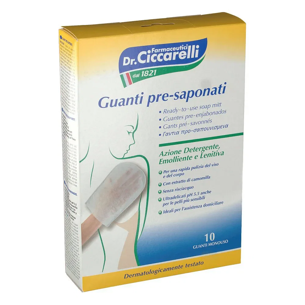 Ciccarelli Guanto Presaponato 10 Pezzi