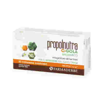 PROPOLNUTRA C GOLA BALSAMICO 32 COMPRESSE MASTICABILI